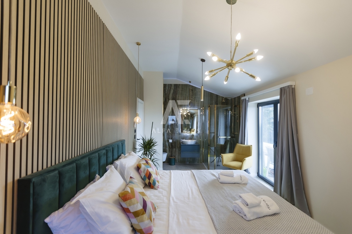 Hiša Malinska, Prenovljena kamnita hiša s pogledom na morje ID 629