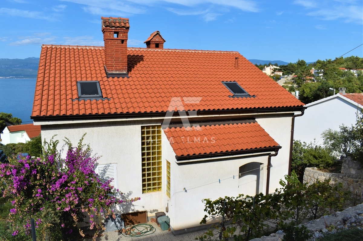 Vrbnik, Hiša s pogledom na morje v bližini vseh vsebin! ID 94