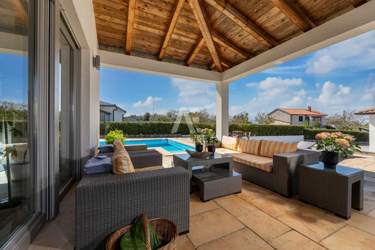 Malinska, okolica, luksuzna vila z bazenom in pogledom na morje! ID 115