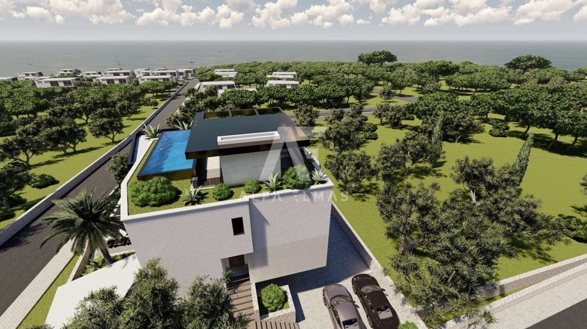 Krk, luksuzni penthouse z bazenom in čudovitim pogledom na morje!! ID 319