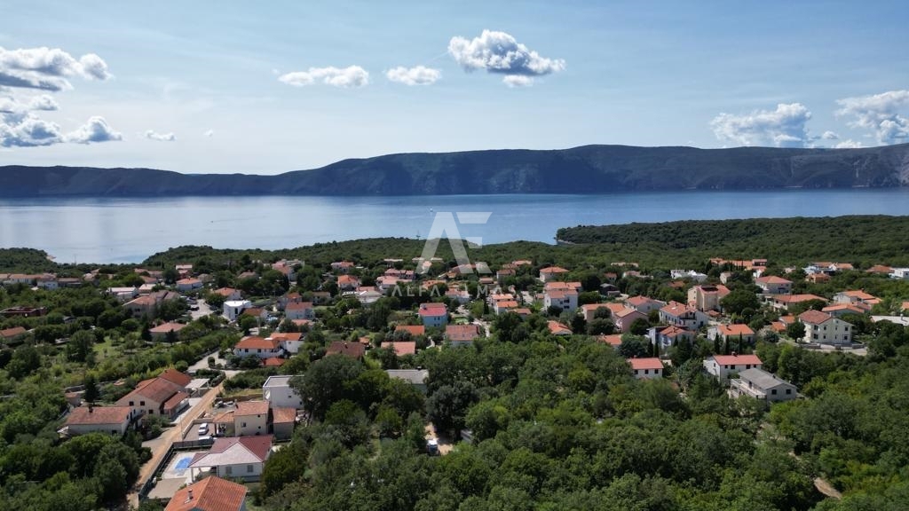 Krk, okolica, hiša za turistični najem s pogledom na morje!! ID 426