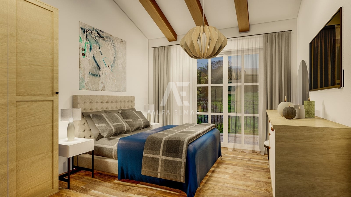 Rustikalna mediteranska vila z bazenom in pogledom na morje - ID 534