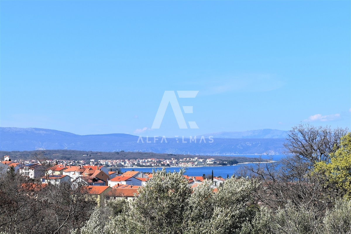 Malinska, moderna vila s pogledom na bazen in morje! ID 9