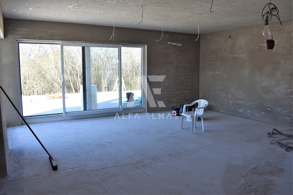 Malinska, moderna vila s pogledom na bazen in morje! ID 9