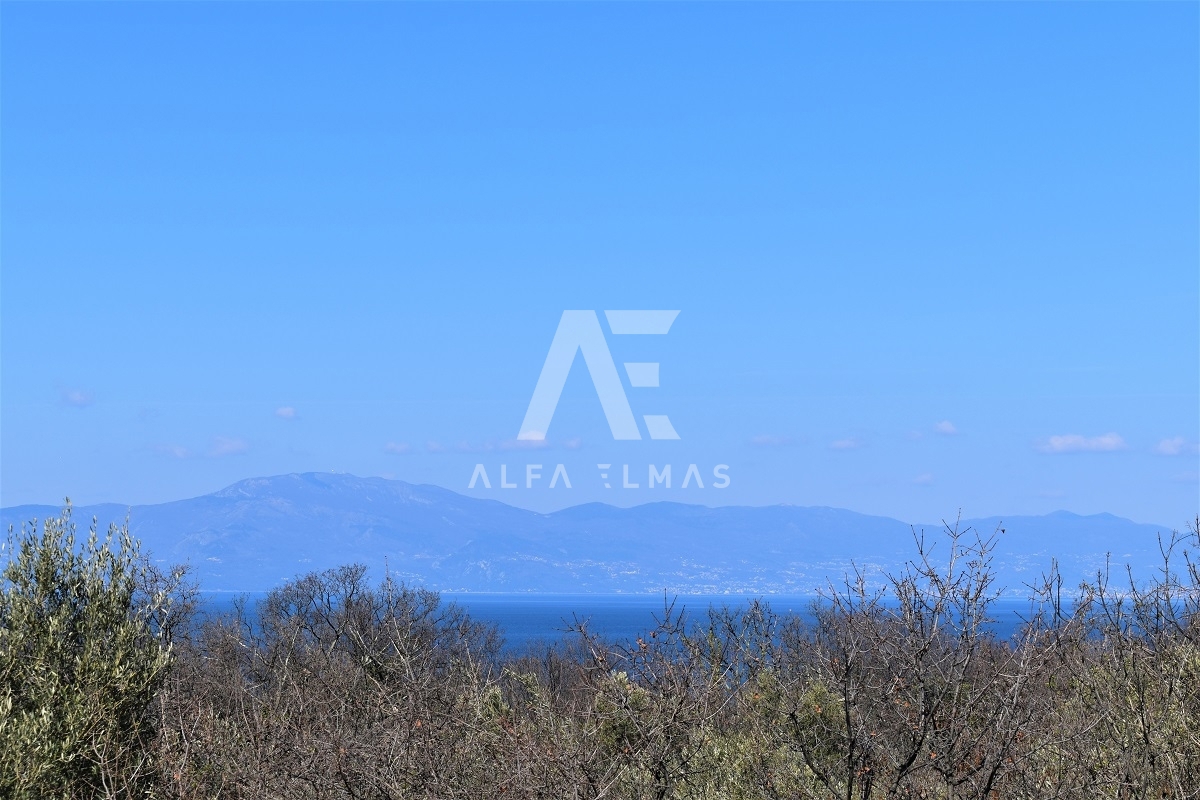 Malinska, moderna vila s pogledom na bazen in morje! ID 9