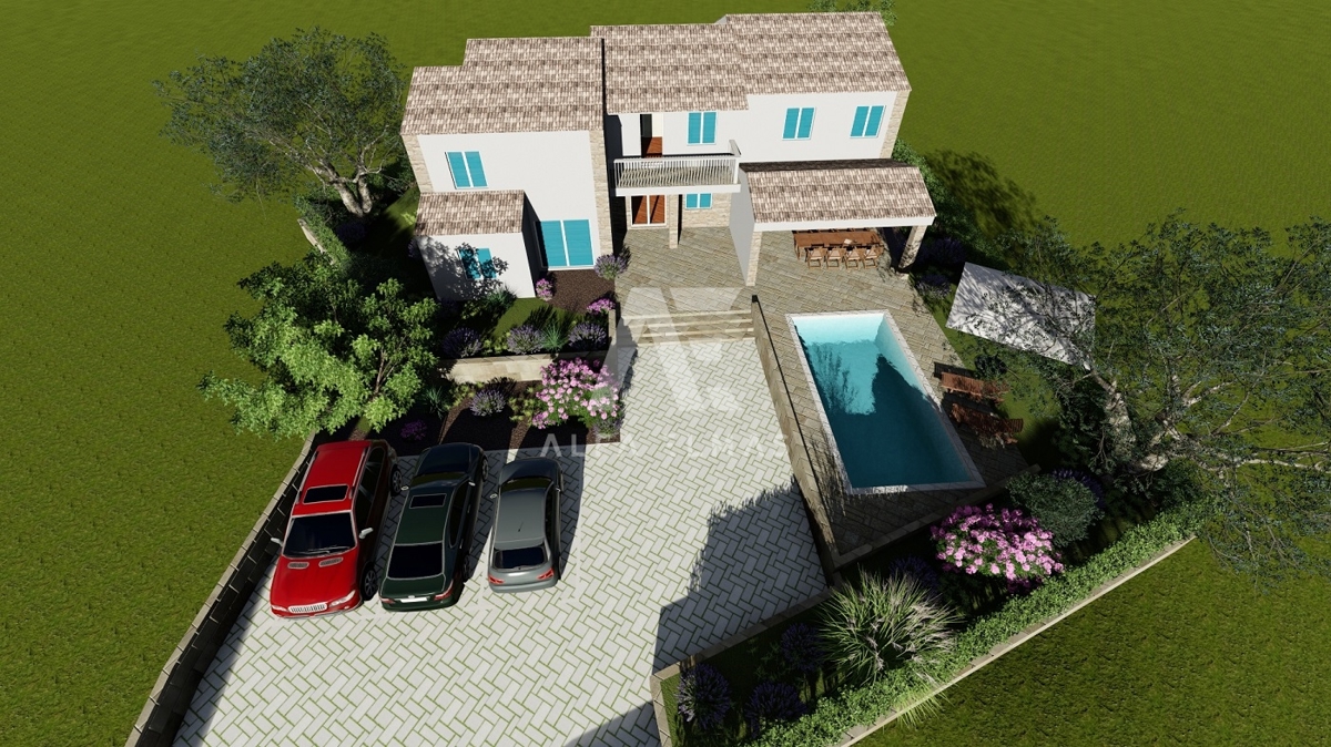 Dobrinj, okolica, luksuzna moderna vila na mirni lokaciji! ID 369