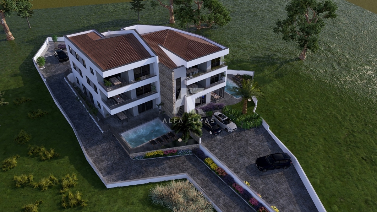 Vrbnik, Luksuzno stanovanje s pogledom na morje! ID 645