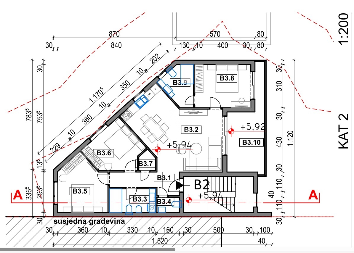 Vrbnik, Luksuzno stanovanje s pogledom na morje! ID 645