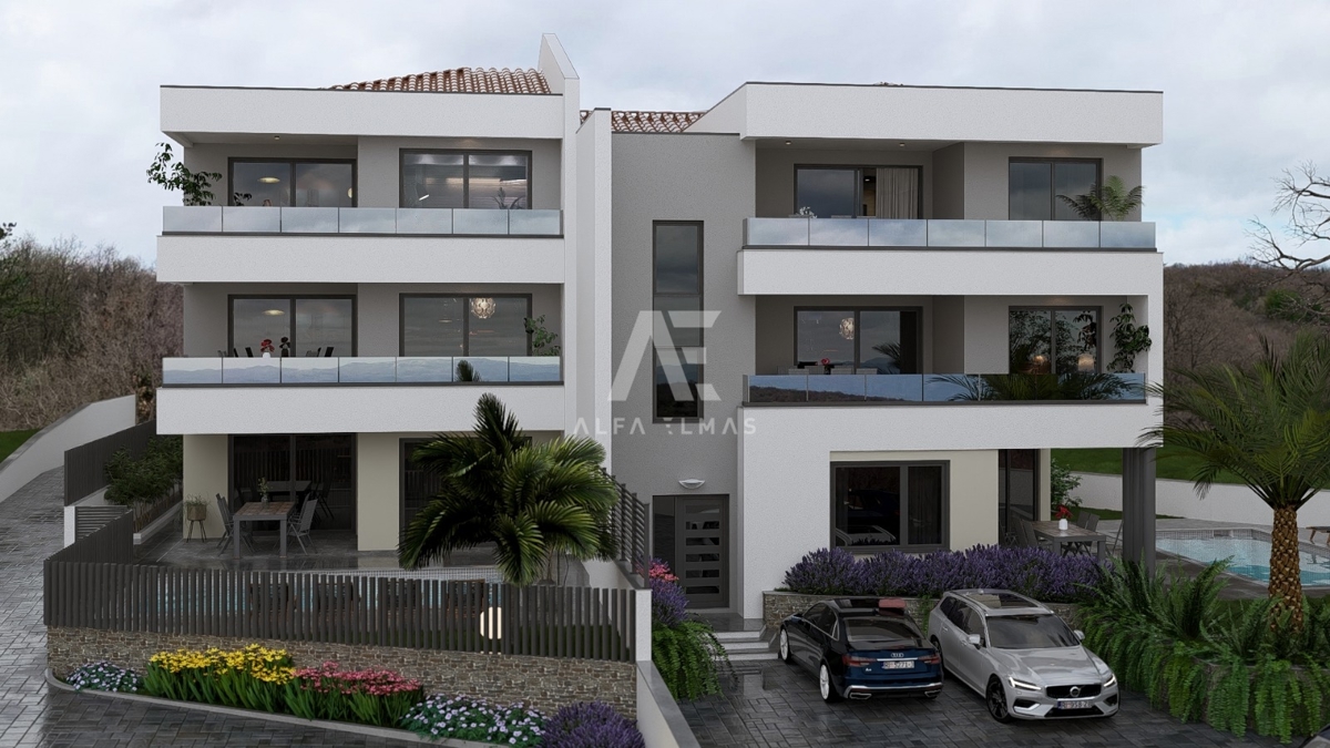 Vrbnik, Luksuzno stanovanje s pogledom na morje! ID 645