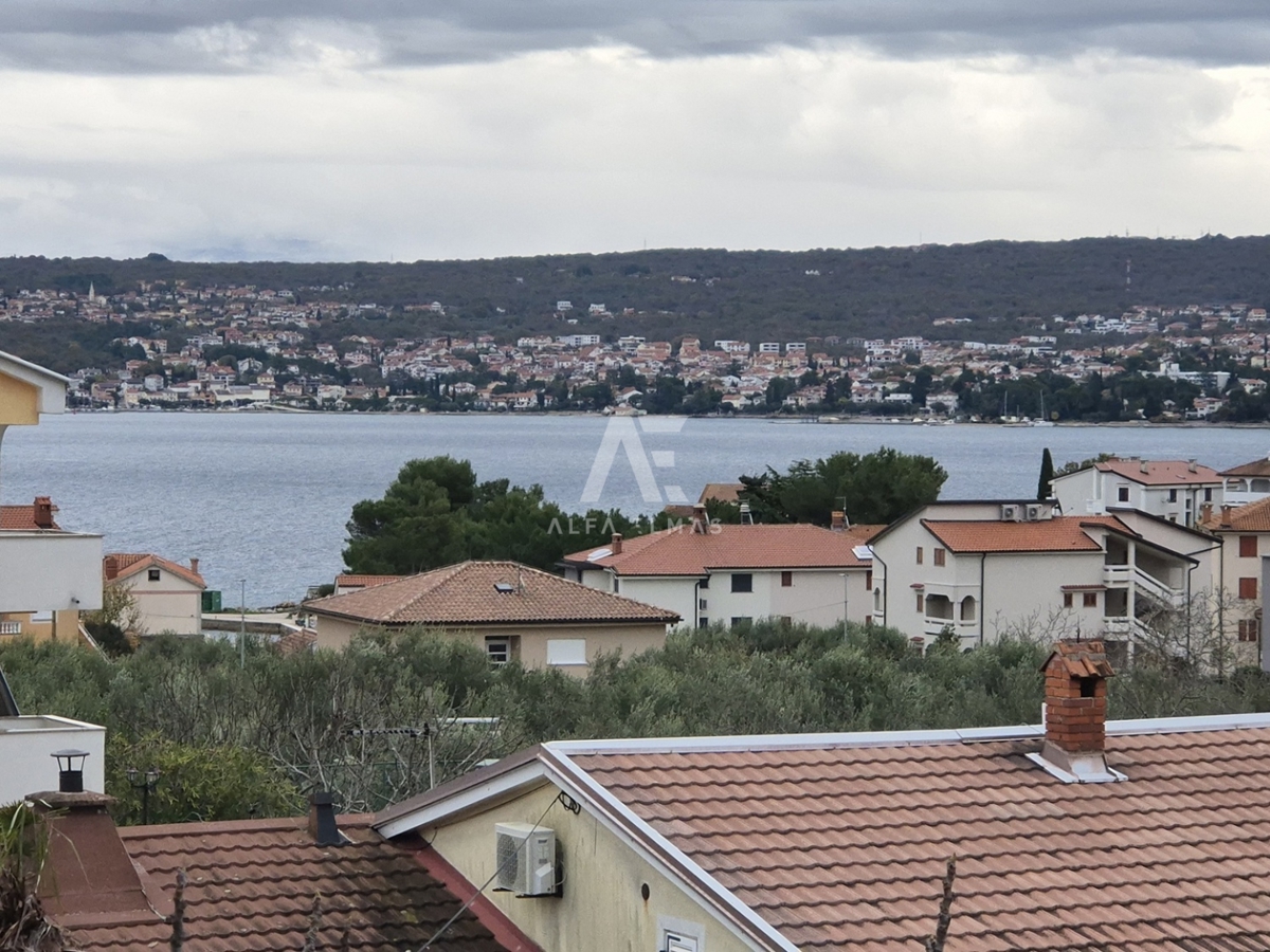 Malinska, dvoetažno stanovanje s pogledom na morje! ID 653