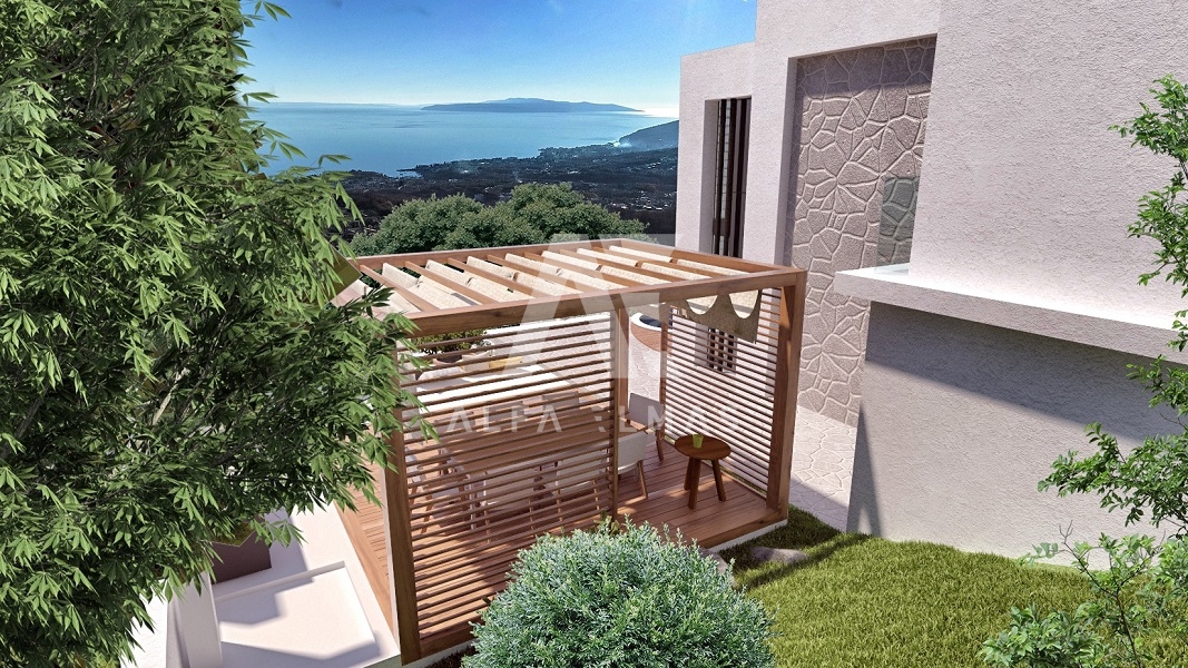 Opatija, okolica, vila v gradnji s pogledom na morje! ID 190