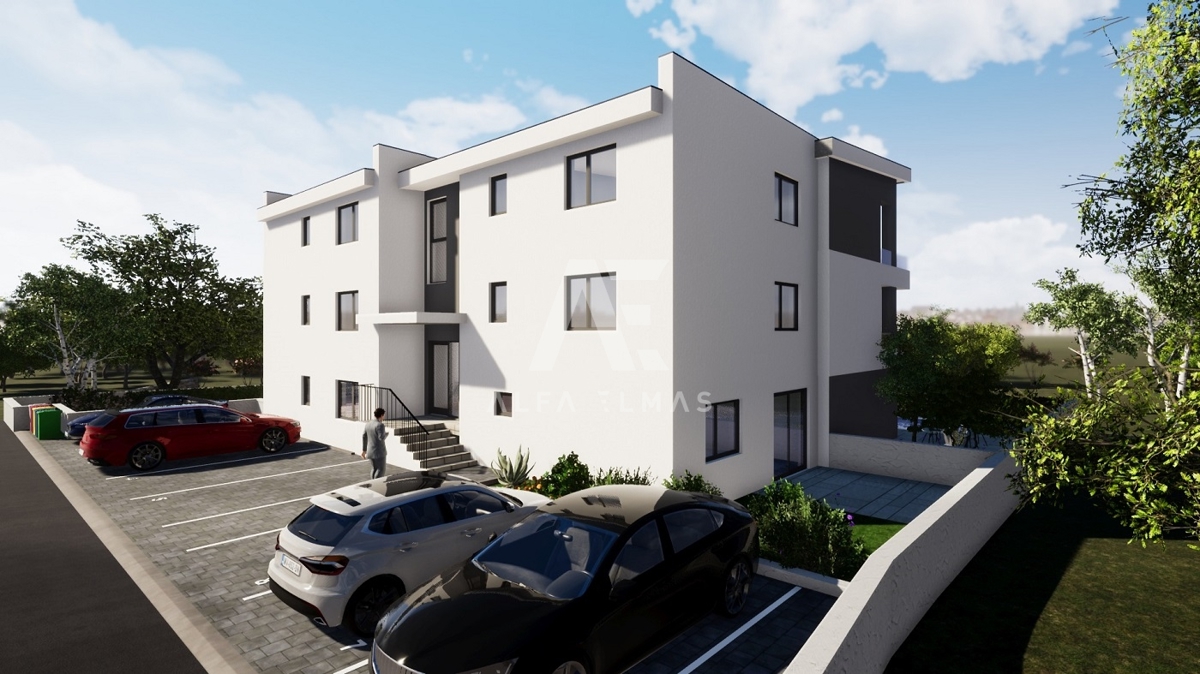 Malinska, okolica, dvosobni apartma v drugem nadstropju z vrtom!! ID 441