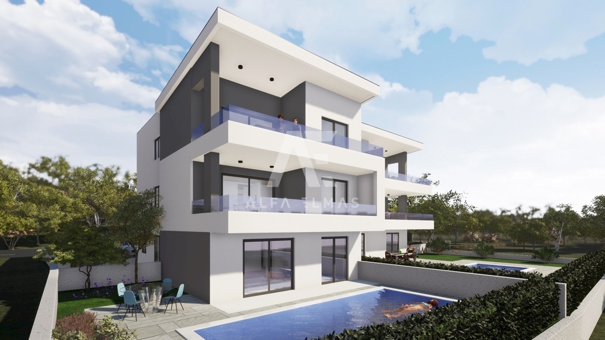 Malinska, okolica, dvosobni apartma v drugem nadstropju z vrtom!! ID 441