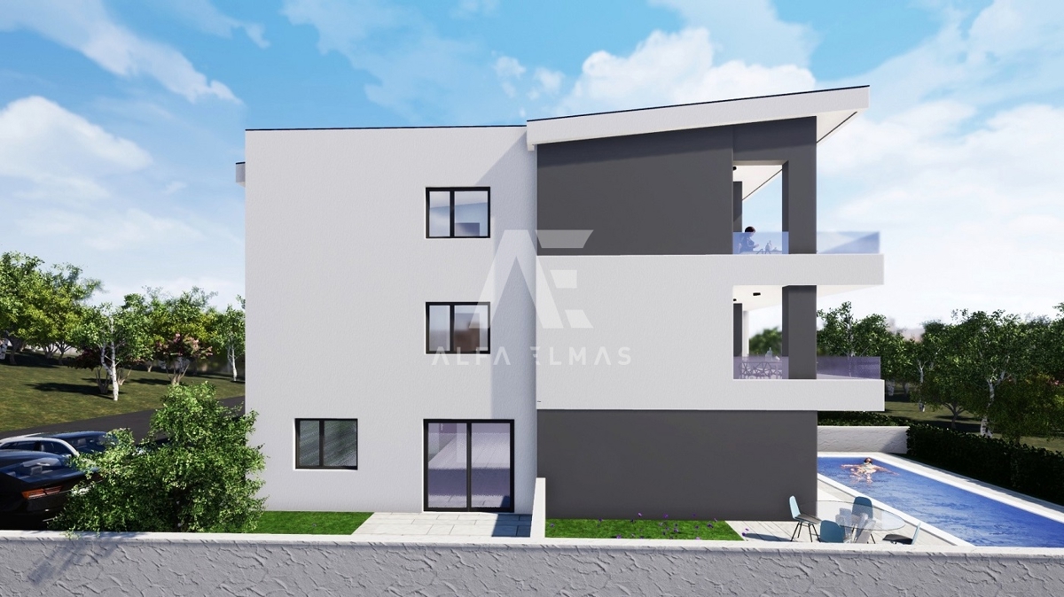 Malinska, okolica, dvosobni apartma v drugem nadstropju z vrtom!! ID 441