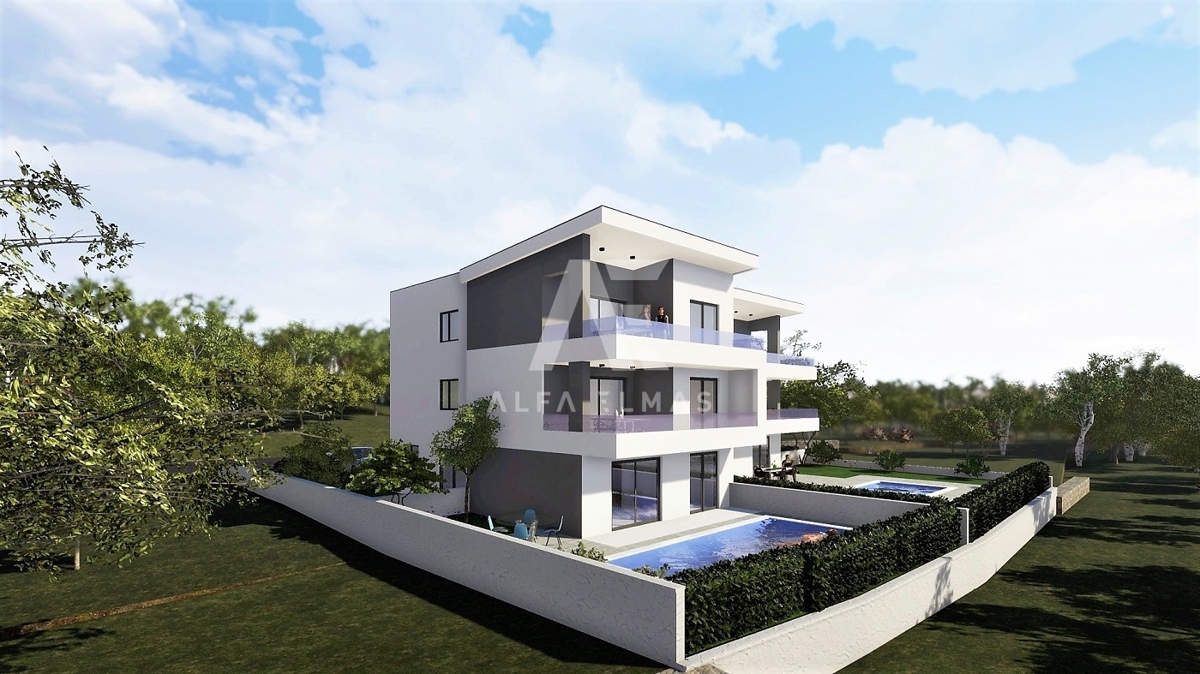 Malinska, okolica, dvosobni apartma v drugem nadstropju z vrtom!! ID 441
