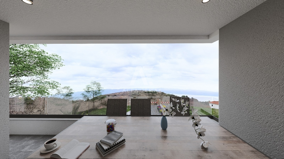 Vrbnik, Luksuzno stanovanje s pogledom na morje! ID 644