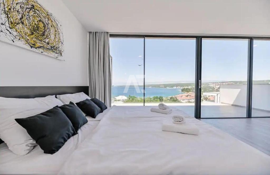 Malinska, luksuzni penthouse s panoramskim pogledom na morje! ID 19