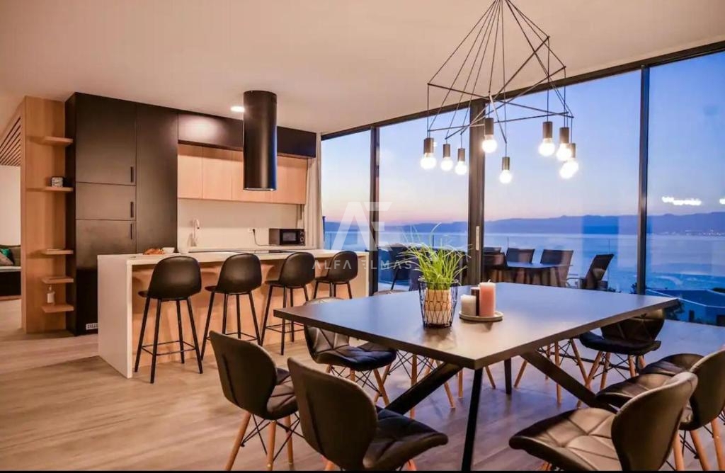 Malinska, luksuzni penthouse s panoramskim pogledom na morje! ID 19
