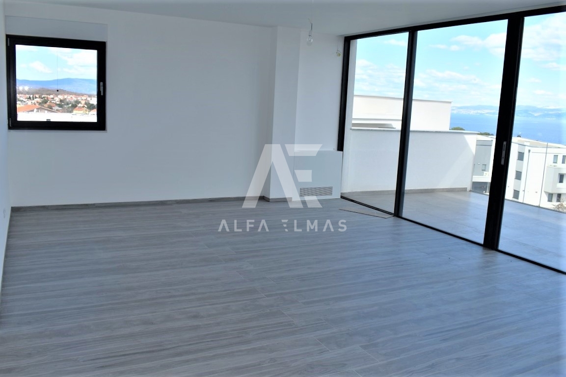 Malinska, luksuzni penthouse s panoramskim pogledom na morje! ID 19