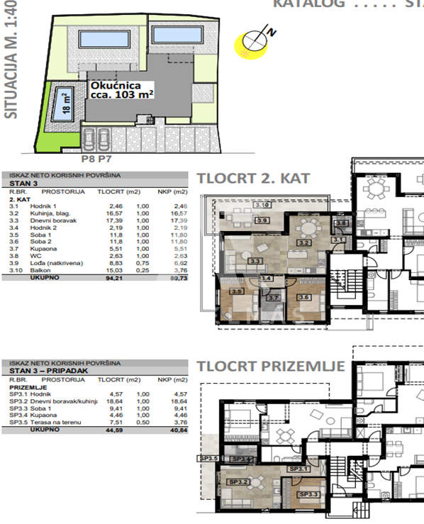 Malinska, okolica, novogradnja, apartma v drugem nadstropju z bazenom!! ID 440