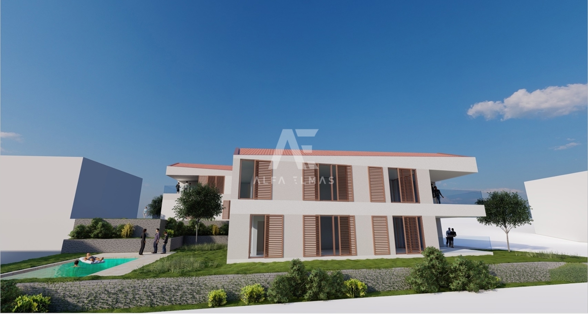 Luxury apartment on the first floor of a villa near the sea in Malinska - ID 584