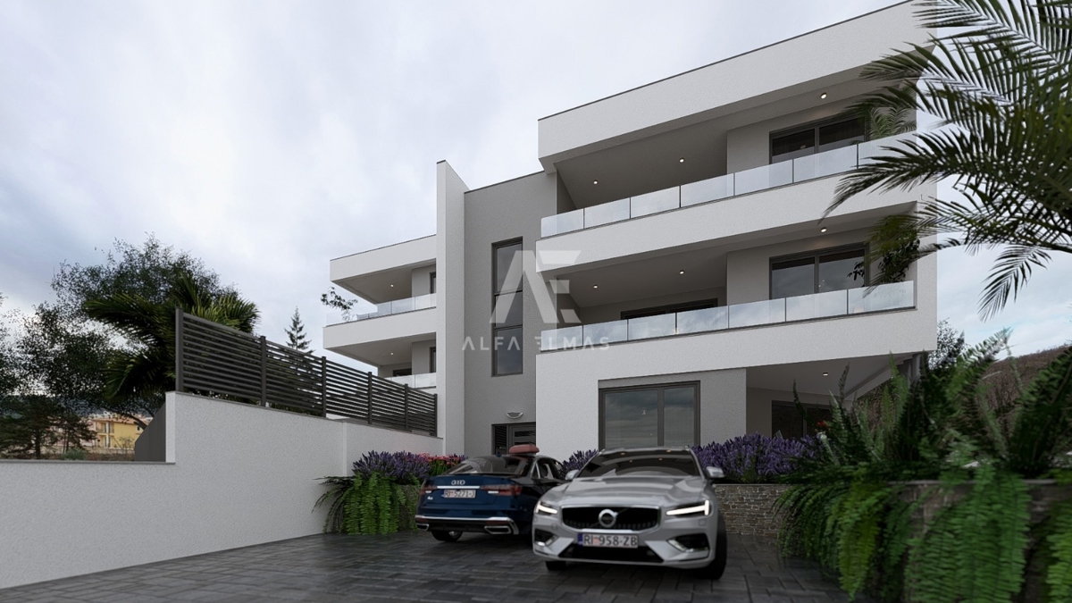 Vrbnik, Luksuzno stanovanje z bazenom in pogledom na morje! ID 643