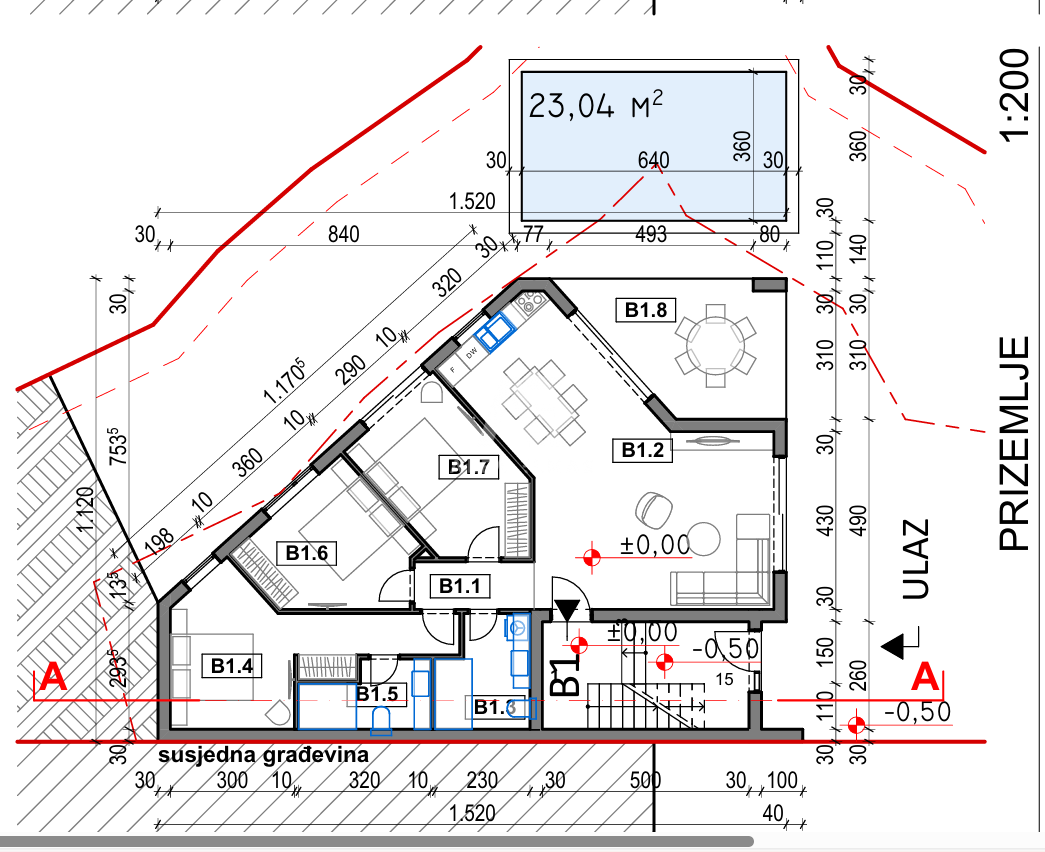 Vrbnik, Luksuzno stanovanje z bazenom in pogledom na morje! ID 643
