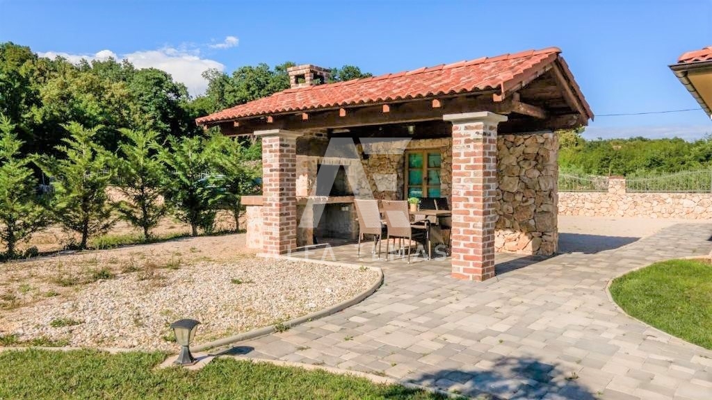 Dobrinj, okolica, luksuzna vila z bazenom in prostornim vrtom!! ID 123