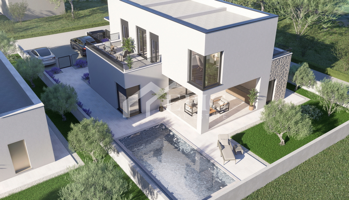 Moderna vila s bazenom – Sukošan, Zadra županija