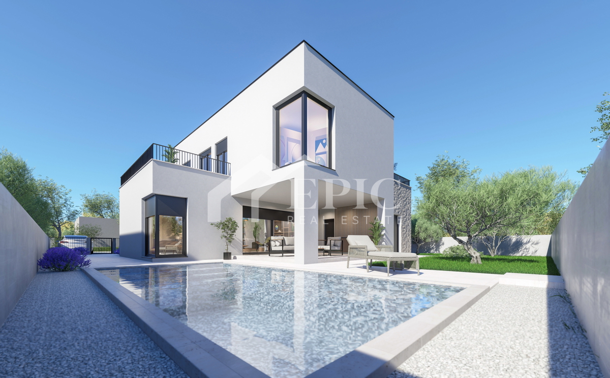 Moderna vila s bazenom – Sukošan, Zadra županija