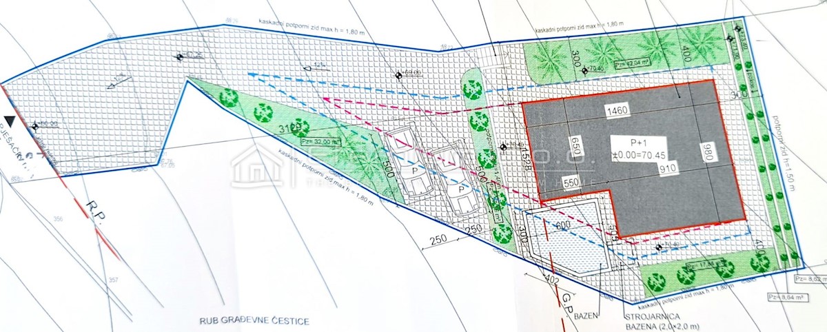 Zemljišče Crikvenica, 600m2