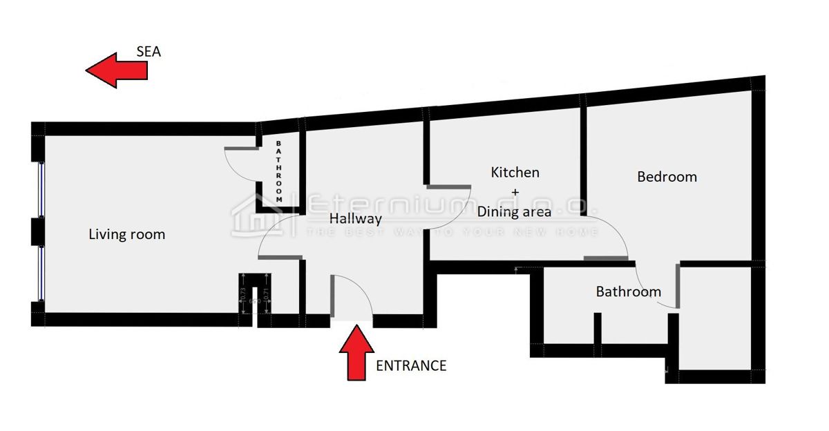 Stanovanje Crikvenica, 50m2