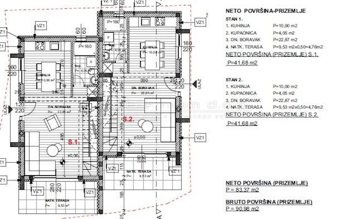 Hiža Dramalj, Crikvenica, 84,62m2