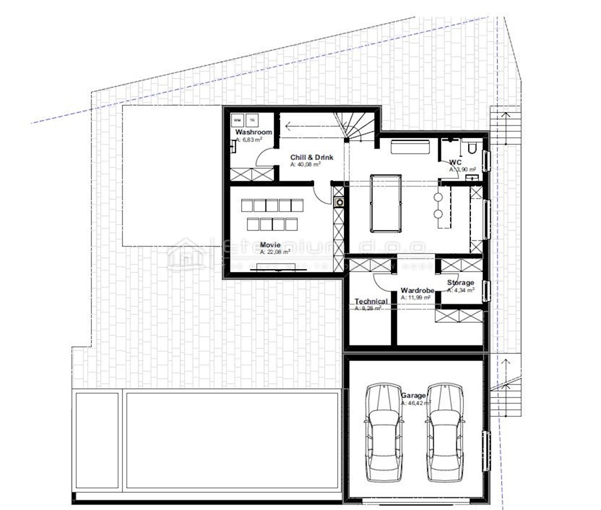 Hiša Crikvenica, 381,50m2