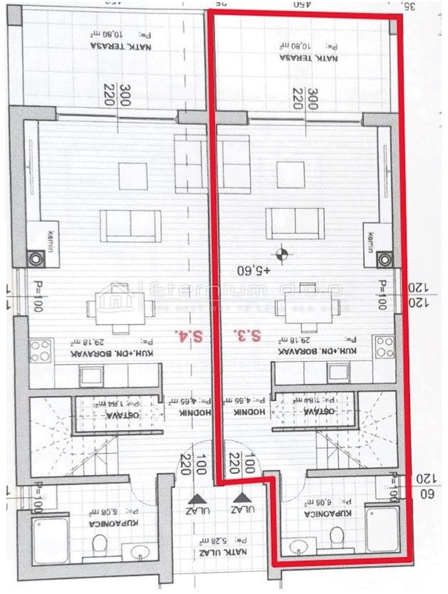 Stanovanje Dramalj, Crikvenica, 108m2