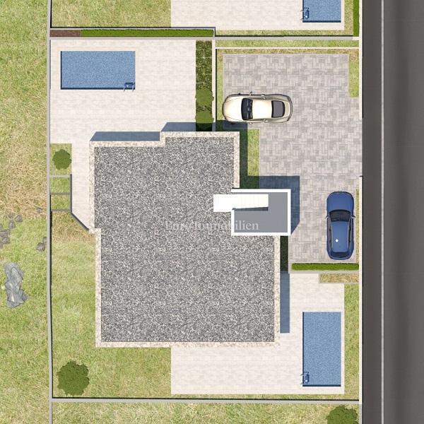 Mandre - apartma z bazenom in vrtom, blizu plaže