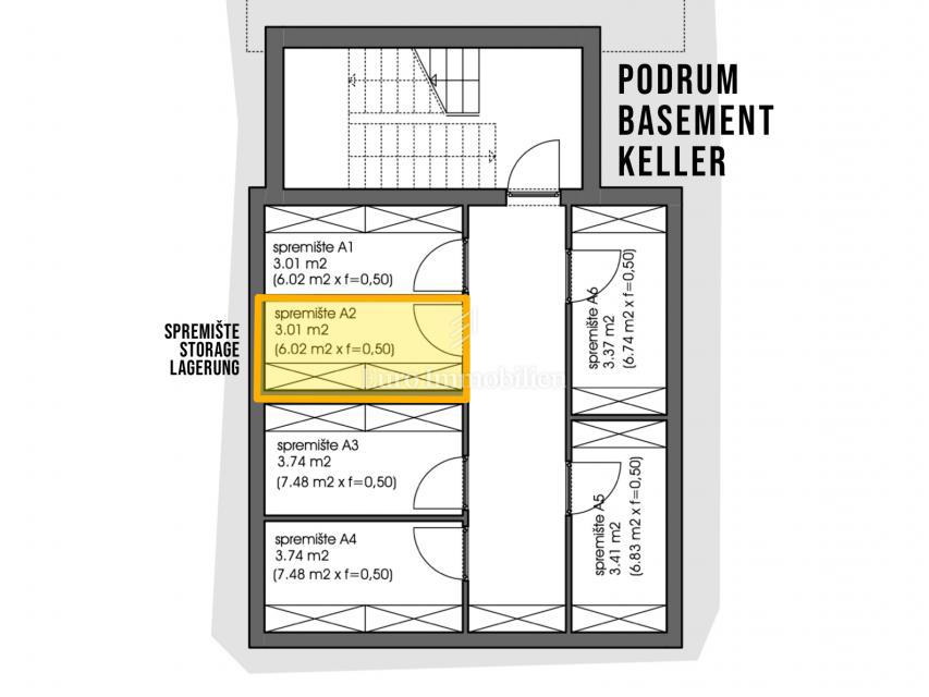 Peroj - apartma z vrtom, blizu plaže