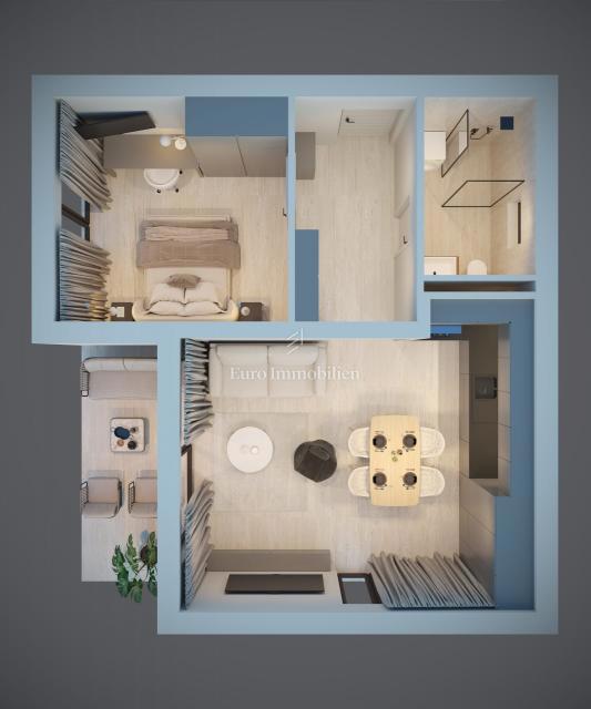 Peroj - apartma z vrtom, blizu plaže