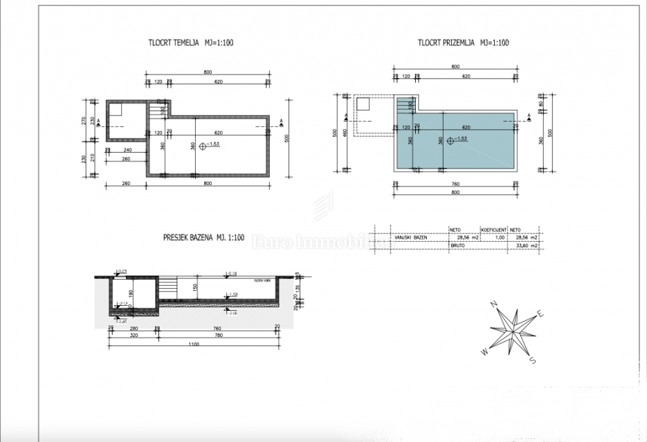 Poreč - gradbeno zemljišče s projektom