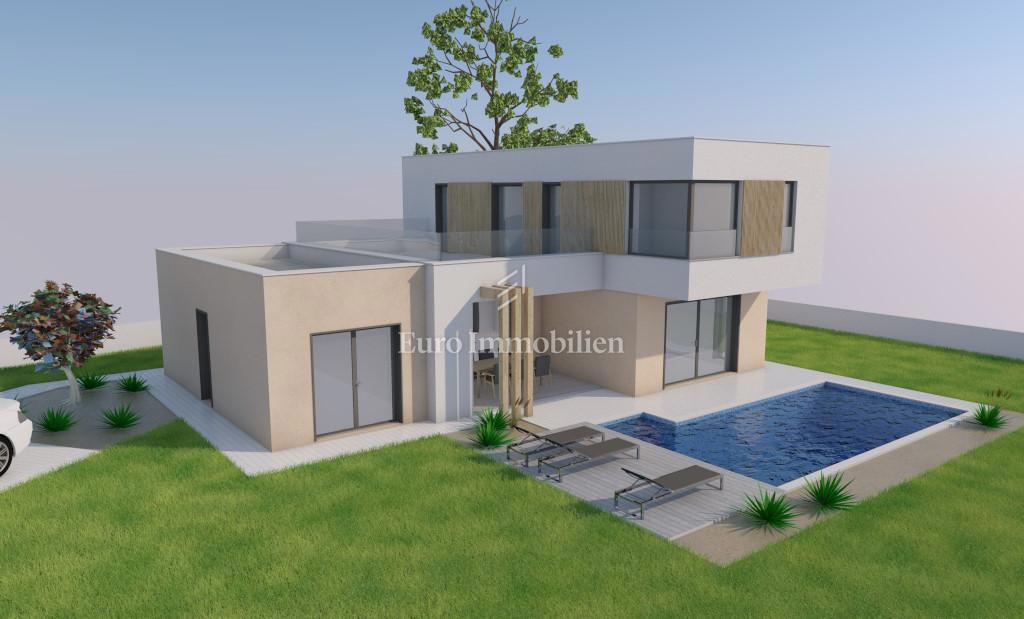 Poreč - gradbeno zemljišče s projektom