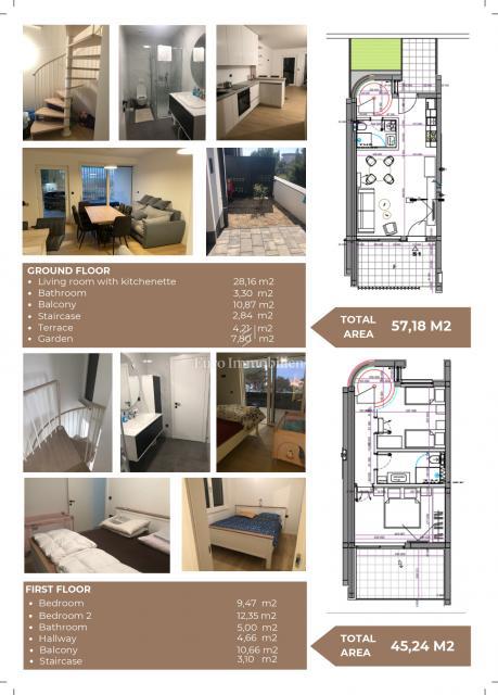 Vir - apartma s pogledom na morje, 100 m od morja