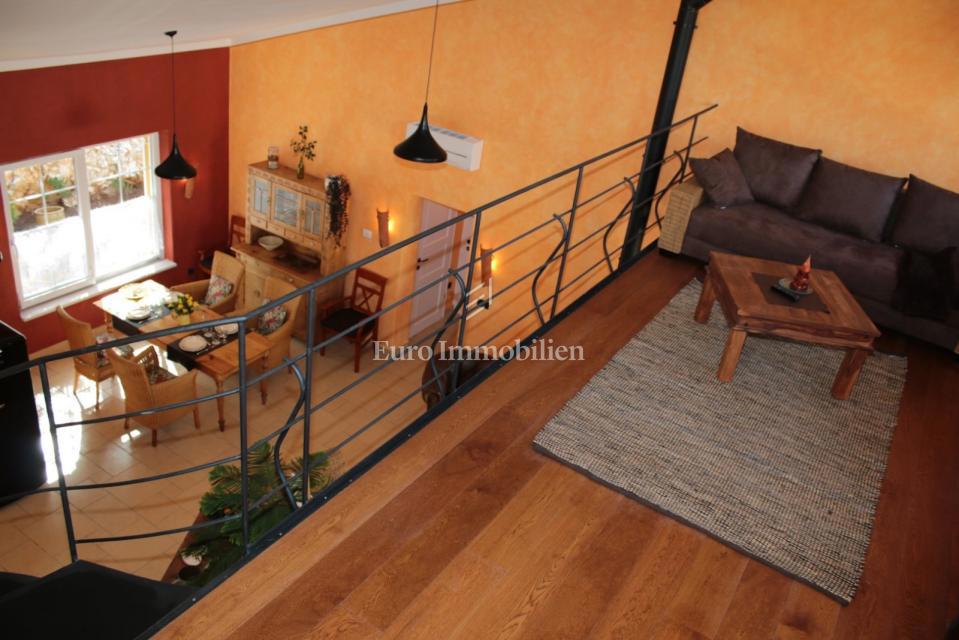 Istra, Labin – Vila z ogrevanim bazenom in pogledom na morje