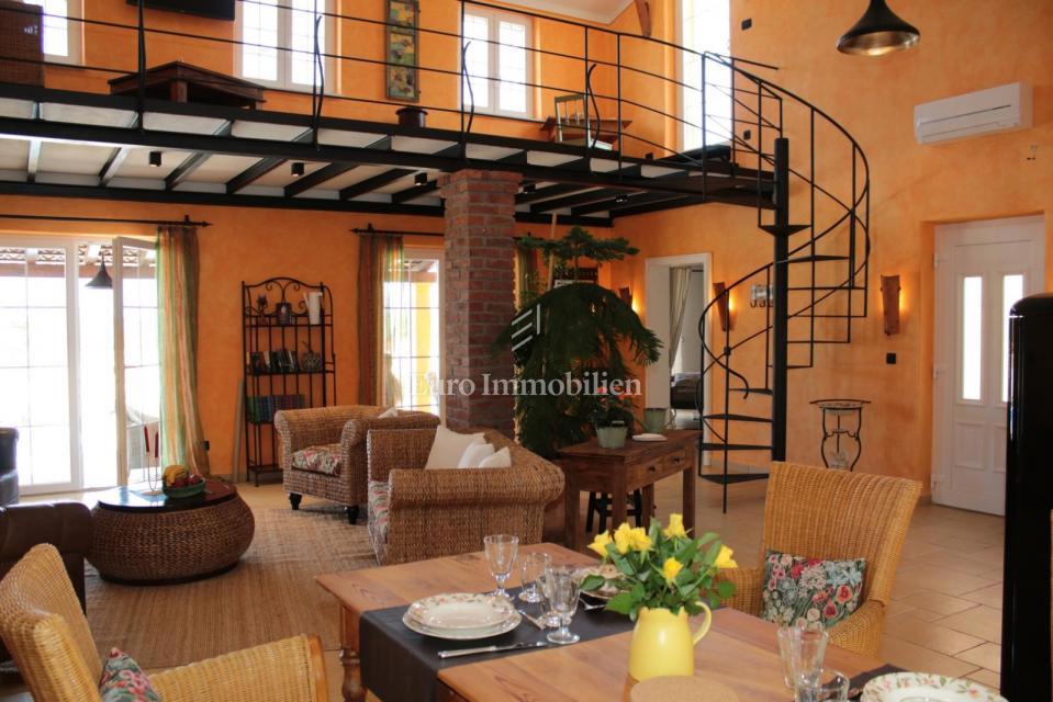 Istra, Labin – Vila z ogrevanim bazenom in pogledom na morje