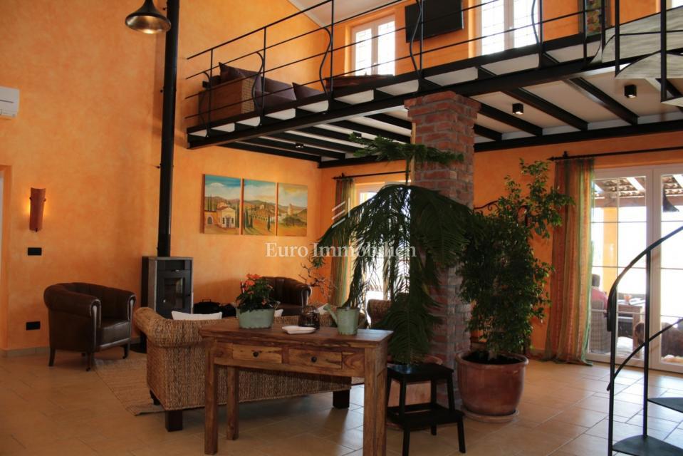 Istra, Labin – Vila z ogrevanim bazenom in pogledom na morje