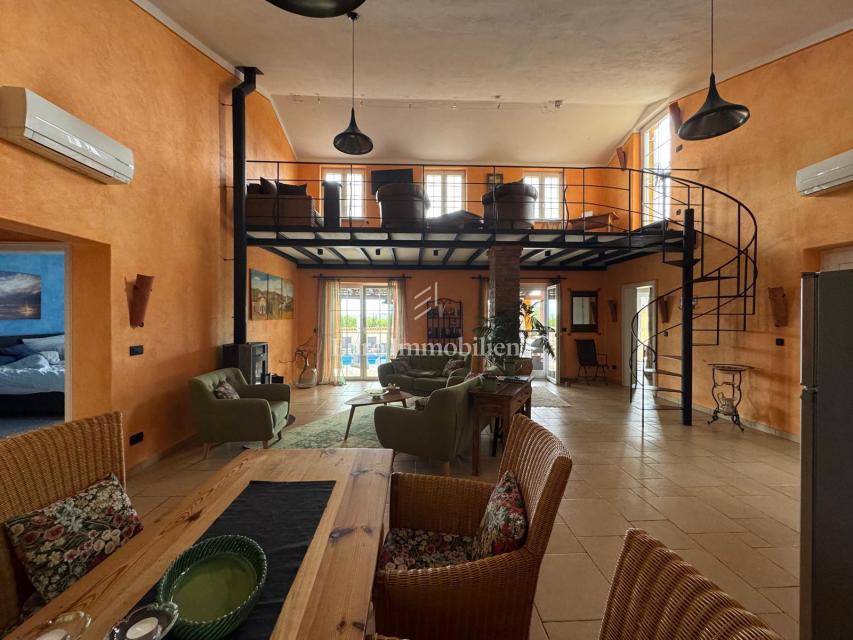 Istra, Labin – Vila z ogrevanim bazenom in pogledom na morje