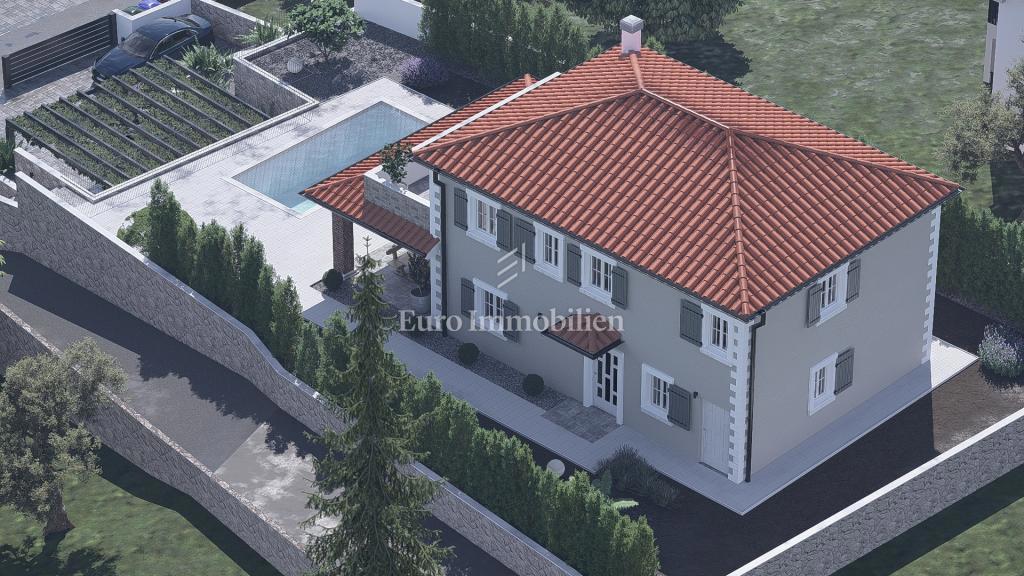 Krk, Gradbena parcela z dovoljenjem za hišo