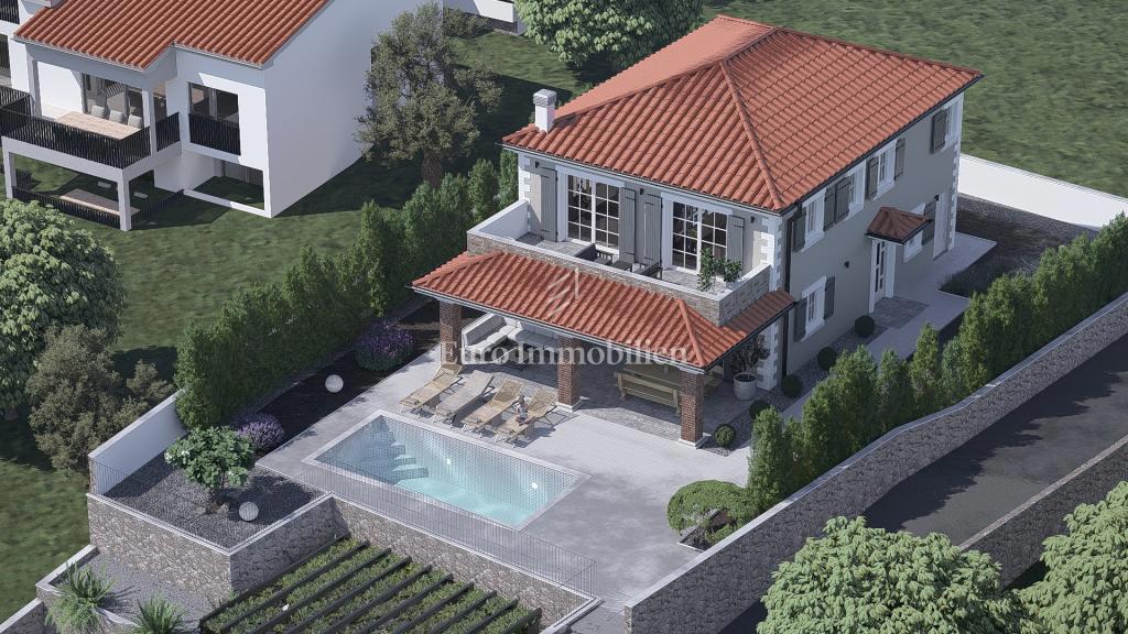 Krk, Gradbena parcela z dovoljenjem za hišo