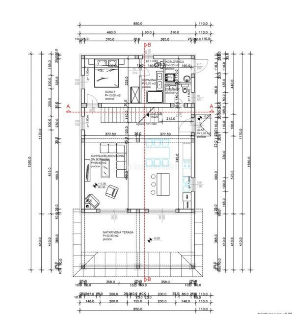 Krk, Gradbena parcela z dovoljenjem za hišo
