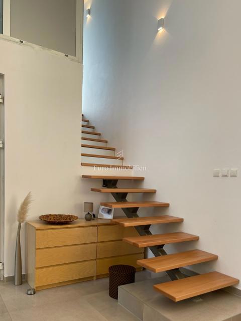 Moderna družinska hiša s terasami in vrtom