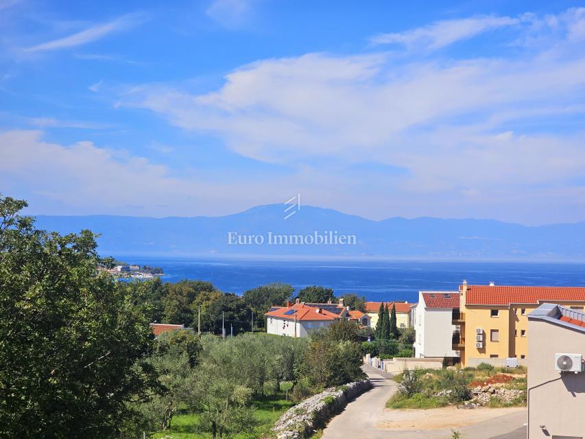Malinska - nova hiša z bazenom in pogledom na morje!